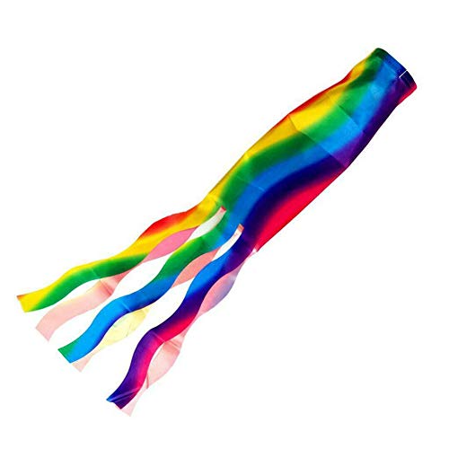 Afittel0 Home and Holiday Flags Windsock,70cm American US Flag Windsock,Canada Windsock,Rainbow Flag Windsock,Outdoor Garden Wind Sock Decoration