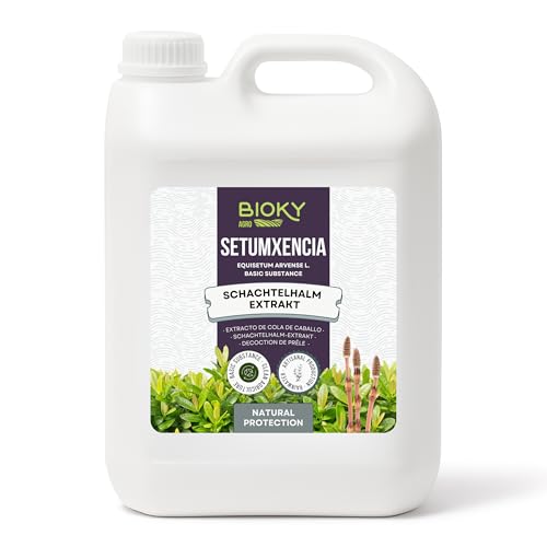 Ackerschachtelhalm-Fungizid 5 L Vorbeugend und Kurativ für Pflanzen Biostimulans für Zimmerpflanzen und Urban Gardening Wirksam gegen Pilze wie Falschen Mehltau und Ec