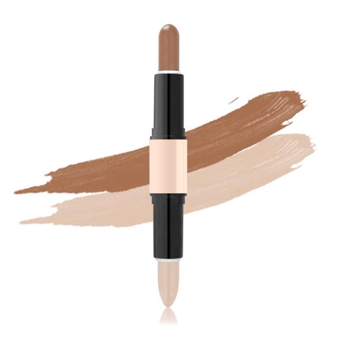 NEYCARE Contour Stick, 2-in-1 Contour Stick Contouring Shade and Highlighter, Easy-to-Blend per fect look pack of 1