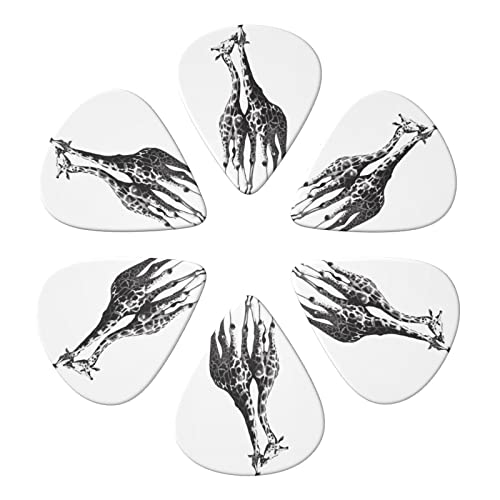 Ensemble de 6 médiators de guitare girafe africaine pour guitare acoustique, guitare électrique, basse, ukulélé – fin… - Les Beatles, Paul McCartney, John Lennon, RIngo Starr, George Harrison Ensemble de 6 médiators de guitare girafe africaine pour guitare acoustique, guitare électrique, basse, ukulélé - fin… – Image 5