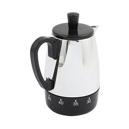 Sourcingmap 4x3.4x2.2-Inch 60 Mins Mechanical Kitchen Time Meter Coffee Pot Design - Image 2
