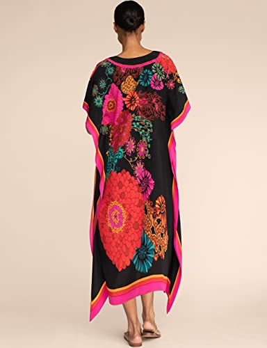 Bsubseach Ethnic Kaftan Dresses for Women Swimsuit Cover Up Resort Wear Printed Dress3