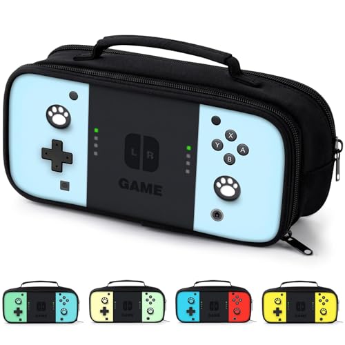 JIRAIKEI Estojo para meninos, bolsa de lápis infantil de grande capacidade com zíper para material escolar