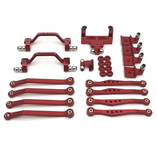RC�����p�A�N�Z�T���[ For WPL C64 C64-1 1/16 ���^���V���[�V�����N���b�h�v�����b�h�}�E���g�V���b�N�}�E���g�T�[�{�u���P�b�g�Z�b�gRC�J�[�A�b�v�O���[�h�p�[�c�A�N�Z�T���[(Red)