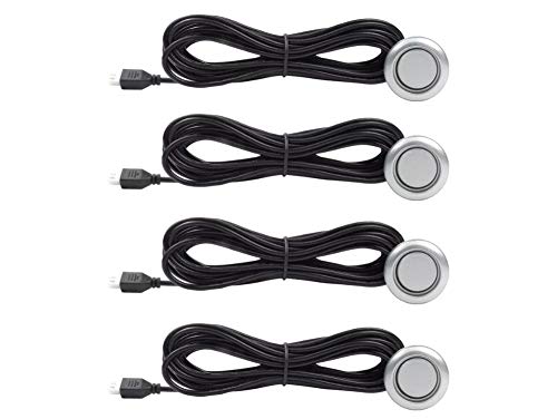Sensor de Estacionamento KX3 Prata c/Display e Aviso Sonoro