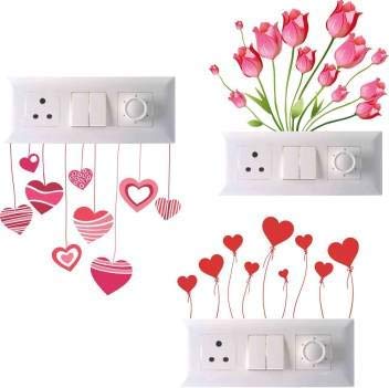 Techgifti™ Switch Board Sticker, Switch Stickers, Wall Stickers, Light Switch Sticker Set of 3 (B07XBLXW8Q) Amazon Price History, Amazon Price Tracker