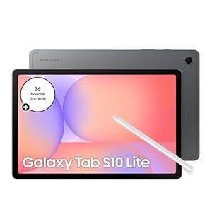 Samsung Galaxy Tab S10 Lite AI Tablet, Android Tablet, 6 GB RAM, 128 GB Speicher, 27,7 cm/10,9″ Display mit 90 Hz, Inkl. S Pen, Wi-Fi, Grey, 3 Jahre Herstellergarantie [Exklusiv auf Amazon]