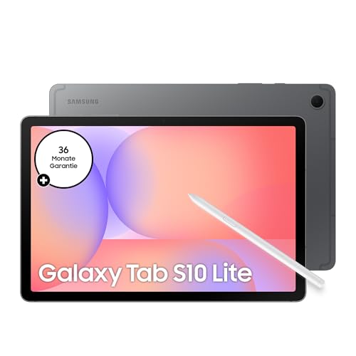 Samsung Galaxy Tab S10 Lite AI Tablet, Android Tablet, 6 GB RAM, 128 GB Speicher, 27,7 cm/10,9' Display mit 90 Hz, Inkl. S Pen, Wi-Fi, Grey, 3 Jahre Herstellergarantie [Exklusiv auf Amazon]