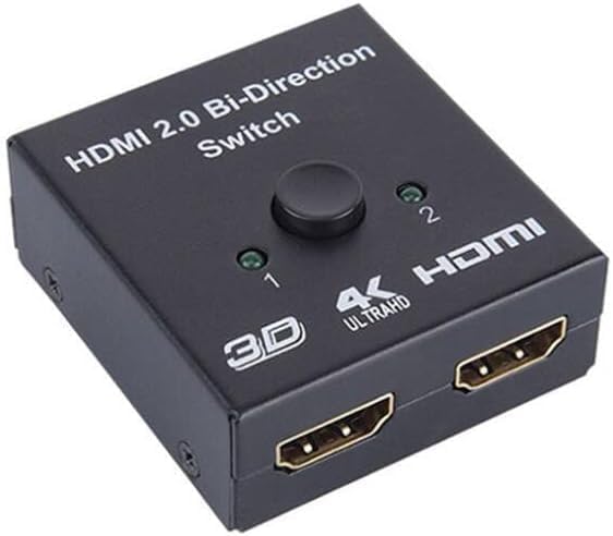 HDMI Switch, HDMI Switcher Splitter Distributor 1 in 2 Out 4K 3D DTS HD 1080p image 4