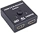 HDMI Switch, HDMI Switcher Splitter Distributor 1 in 2 Out 4K 3D DTS HD 1080p