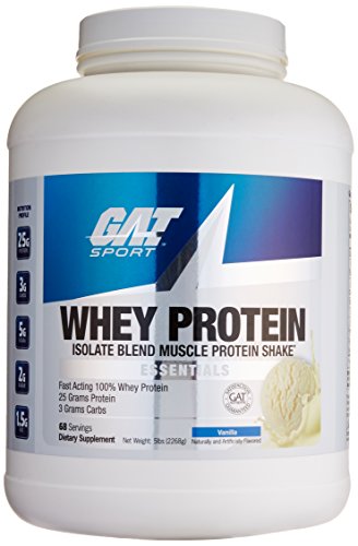 GAT Whey Protein Isolate Blend, Vanilla, 5 Pound
