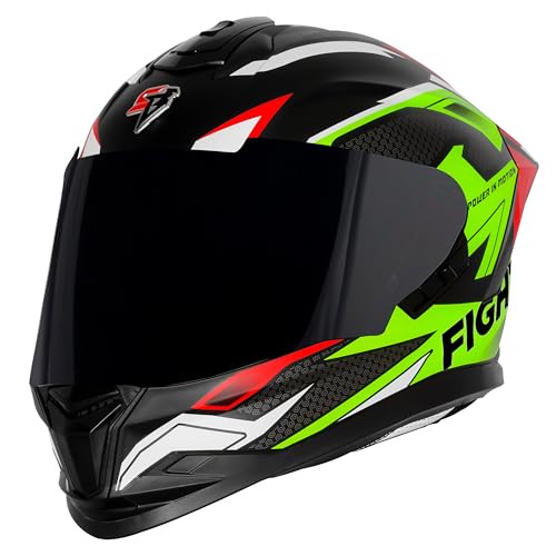 Steelbird SBH-57 Fighter F7 ISI and DOT Certified Full Face Graph...