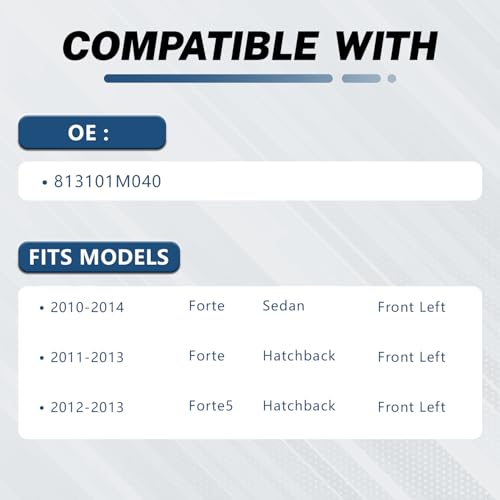 Image of KELOKE Door Latch Lock Actuator Compatible with Kia Forte 2011-2013 Hatchback, Forte 2010-2014 Sedan, Forte5 2012-2013 Hatchback, Front Left Driver Side, Replace# 81310-1M040 937078
