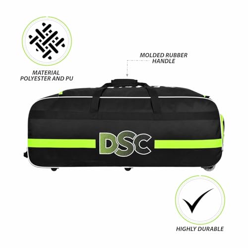 Image of DSC Eco 300 Cricket Kit Bag - Large Capacity Sports Equipment Travel Bag for Players