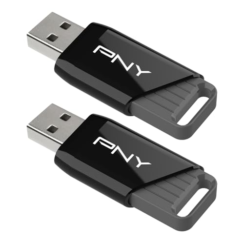 Image of PNY 256GB Attache X USB 3.2 Gen 1 Flash Drive, Advanced Performance Up to 130MB /s Read, Everyday Data Store & Transfer, Reliable Portable Storage, Durable, Type-A, Computers, Laptops, Desktops, 2-Pack