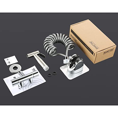 Tête pulvérisation toilette portable au design chromé durable - 8