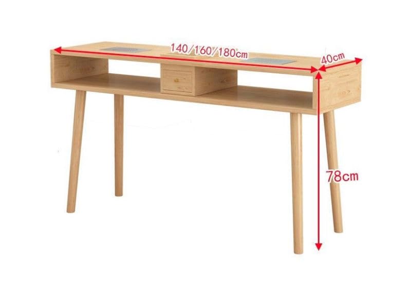 Amazon.co.jp: 木製ネイルテーブル, 大容量 ネイルデスク耐久性 安定性