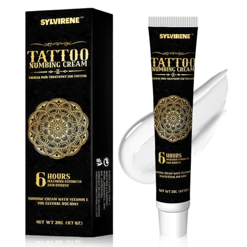 20g Crema para Tatuajes, Crema Calmante y Hidratante, Tattoo...