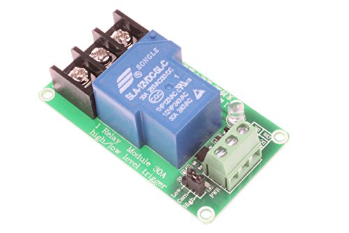 NOYITO 30A 1 Channel Relay Module High Low Level Trigger with Optocoupler Isolation Load DC 30V AC 250V 30A for PLC Automation Equipment Control Industrial Control (1 Channel 12V)