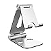 Price comparison product image Simpeak Tablet Stand, Dual Foldable Aluminum Holder Universal Phone Stand Holder Compatible with iPhone iPad and All 4-10 inch Devices