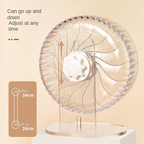 Roues d'exercice pour hamster silencieuses avec support ajustable - 6