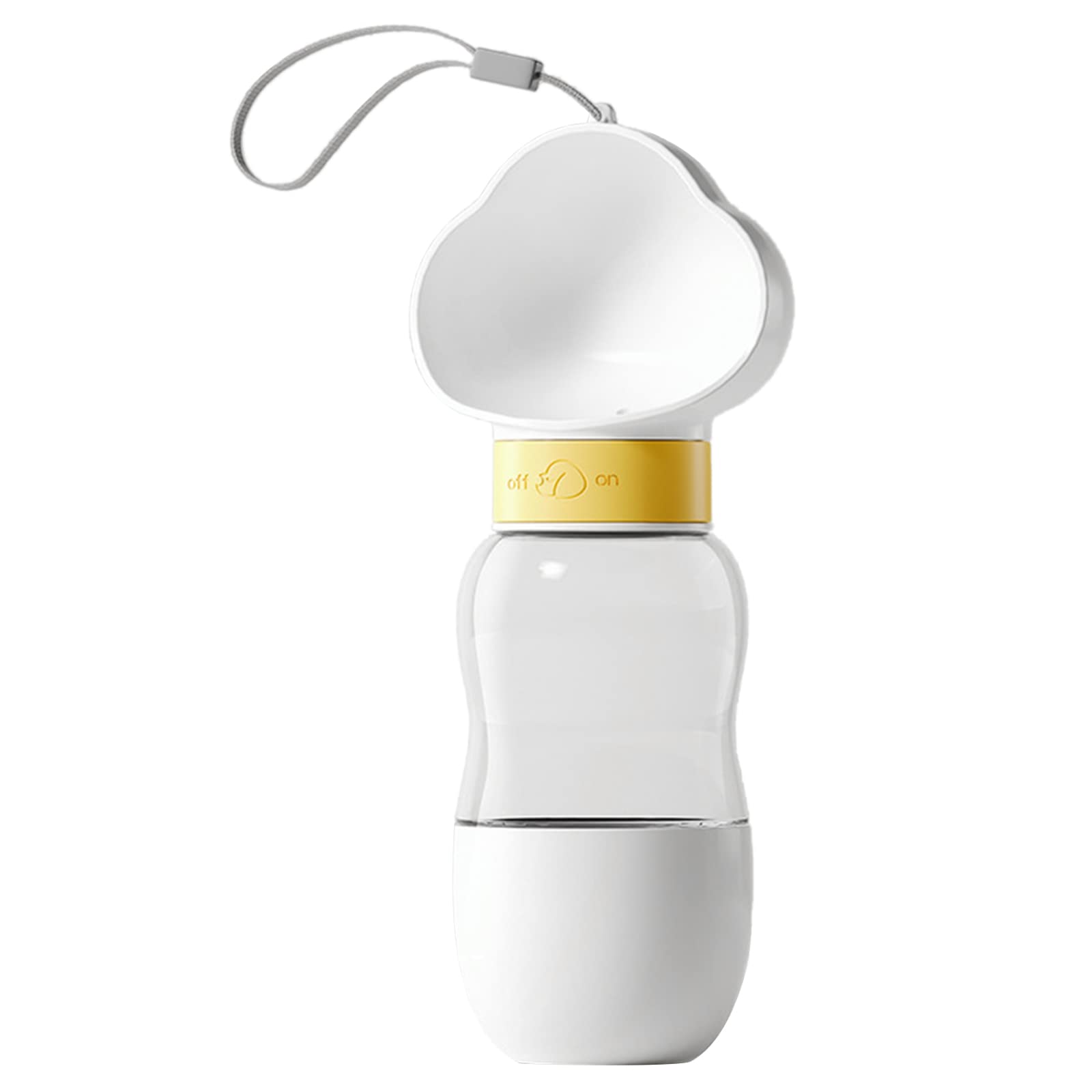 XAGMODSHN Dog Water Bottle 600ml Dog Travel Water Bottle with Dispenser Drinking Bowl for Outdoor Walking Travelling