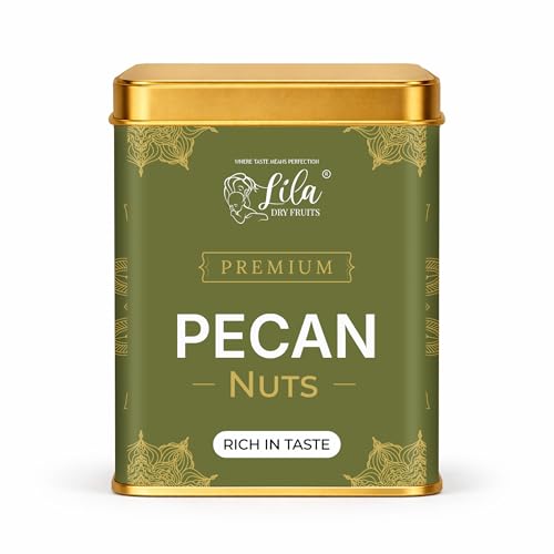 Image of LILA DRY FRUITS Pecan Nuts 250 Grams Fresh & Crunchy Premium Pecans Rich in Healthy Fats, Fiber & Antioxidants Ideal for Snacking, Baking & Keto Diet Dry Fruits Perfect for Gifting