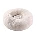 Z-Y Cuccia Rotonda Animali Domestici Letto per canestro Cestino calmante Letto Pet Kennel Gatti casa shag Pelliccia vegana Ciambella Coccole Cat Letto per Piccoli Cani di Grandi Dimensioni