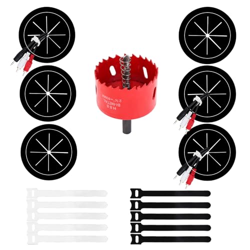 6 Pack Cord Hider for Wall Mounted TV, 2-3/8