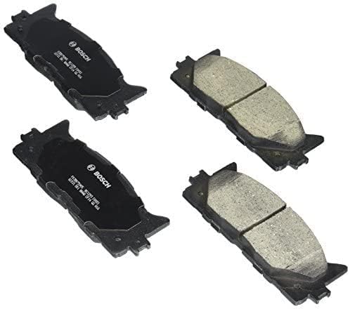 BOSCH BC1293 QuietCast Premium Ceramic Disc Brake Pad Set - Compatible With Select Lexus ES300h, ES350; Toyota Avalon, Camry; FRONT