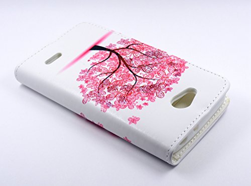 Thousand Eight(Tm) For Lg Optimus L90 Candy Dual-Use Flip Pu Leather Wallet Pouch Case + [Free Lcd Screen Protector Shield(Ultra Clear)+Touch Screen Stylus] (Wallet Pouch Butterfly Tree) #TOP3