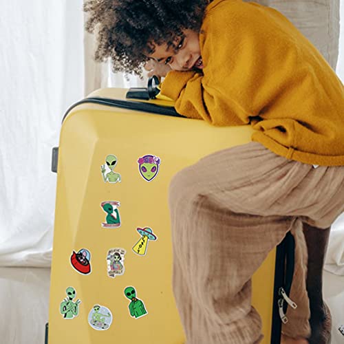 STOBOK 100Pcs Alien UFO Adesivi Adesivi Adesivi