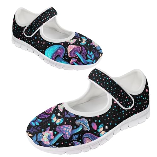 Coloranimal Mary Jane Flats Casual Slip On Mary Jane Shoes Flat Shoes Dressy Comfortable Mesh Ballet Shoes with Anti Skid Sole Womens Footwear