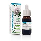 SoriaNatural - COMPOSOR 05 - SEDANER COMPLEX S. XXI - Complemento alimenticio - Ayuda al descanso y relajación - 50 ml – Valeriana - Azahar - Pasiflora, Cápsulas (PACK1)