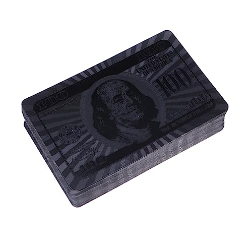 ibasenice 3st Herren des Glücks Schwarze Spielkarten Partyzubehör Für Erwachsene Klobige Ringe Aus Harz Brettspiel-Poker Pokerkarte Aus Papier Kartenspielen Gary – Bild 4