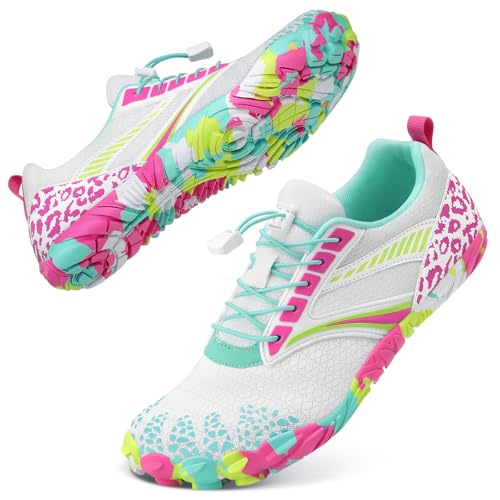Image of ATHMILE Water Shoes for Women Men River Aqua Shoes Barefoot Sport Quick-Dry Adult Swim Shoes for Beach Lake Pool Hiking Surfing Kayaking Camping Size | Quick Dry Non-Slip Wide Toe Box Shoes for River Kayak Fishing Lake Cruise Vacation Outdoor Water Activities