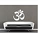 Yoga Da Parete Vinilos Paredes Om Adesivo Om Adesivo Decalcomanie Da Muro Quote Adesivi Murali Decorazioni Per La Casa 56X56Cm