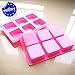 6-Cavity Soap Molds, 2 Pack Non Stick Silicone Soap Mold for Making 2.35 Inch Square Handmade Soap