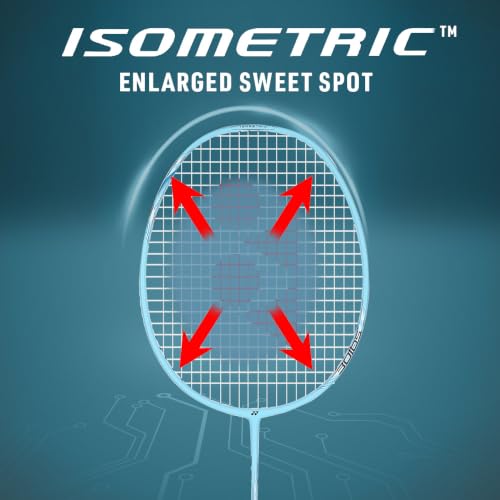 Image of Yonex Graphite Strung Badminton Racquet Astrox Lite 43i (G4, 77 Grams, 30 lbs Tension, Aqua Blue)