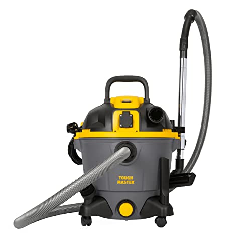 TOUGH MASTER Wet and Dry Vacuum Cleaner, Hoover Vacuum Cleaner Industrial 35L For Multi-Purpose Surfaces with HEPA Filter Metal Telescopic Handle,1200W Power Take Off Socket and Blower Function