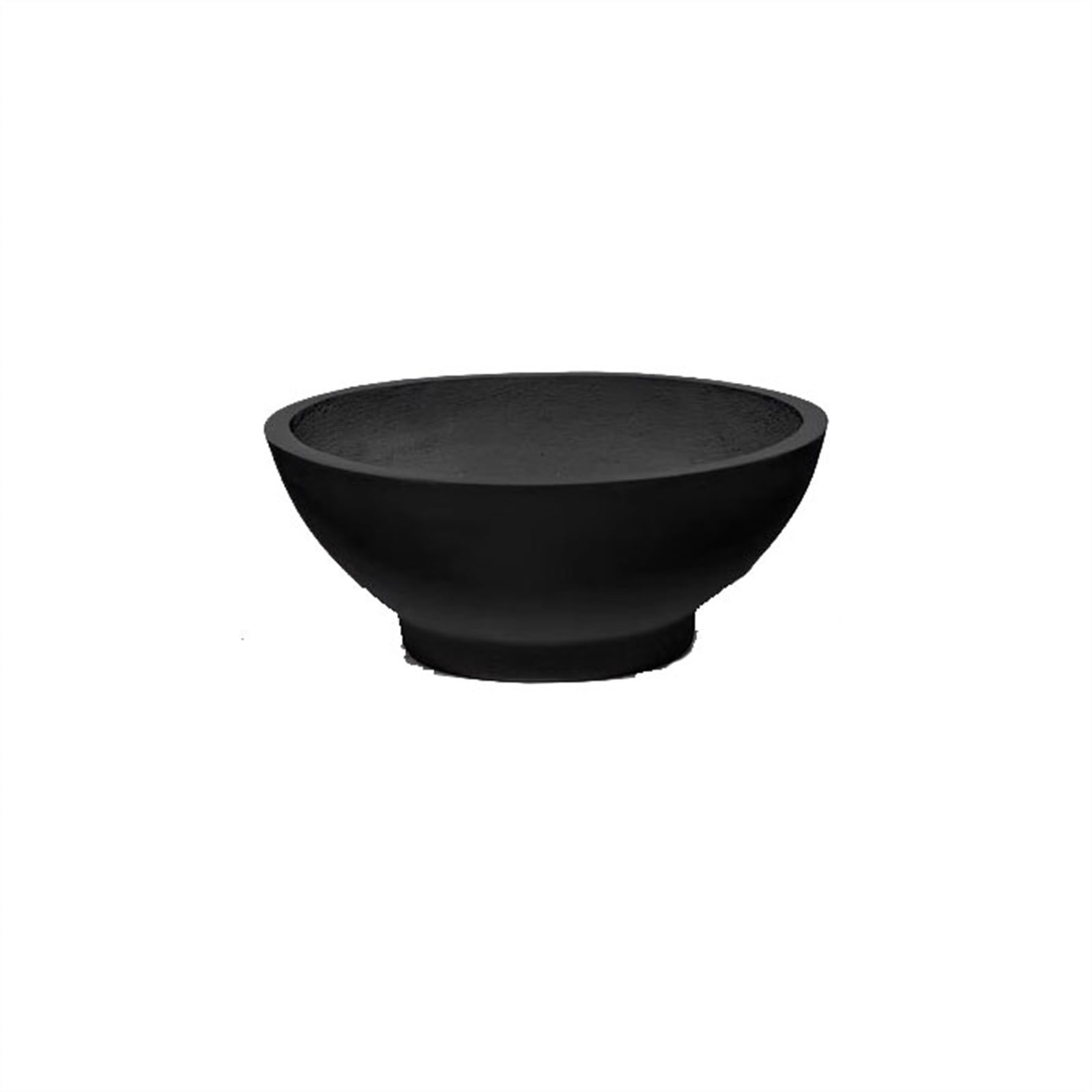 Kx9lb8d Black Flower Planters Bowl Shape Cement Planter Round Large Hydroponic Clay Simple Flower Bed Bonsai