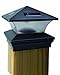 Moonrays 91268 Solar-Powered Post Cap LED Light for 6 by 6 Posts
