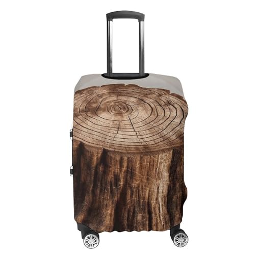 Stump of Oak Tree Printed Luggage Cover Protector, Fits 18-32 Inch Luggage4
