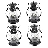 Photo Gallery wekadrin 4 pezzi lanterna retrò portatile con luce candela simulata decorazione feste e matrimoni atmosfera calda e nero Photo Gallery wekadrin 4 pezzi lanterna retrò portatile con luce candela simulata decorazione feste e matrimoni atmosfera calda e nero