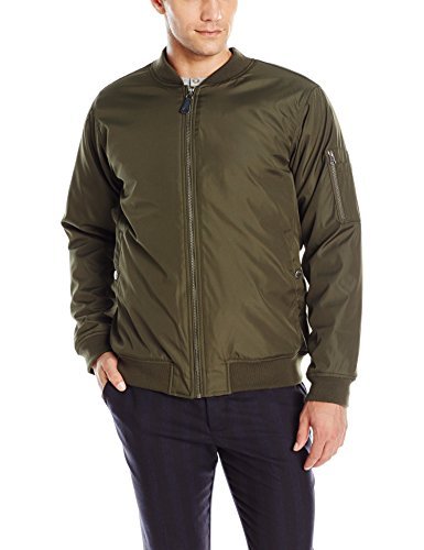 Mountain Club Men's Ae-1 Aviator Jacket, Olive, Medium
