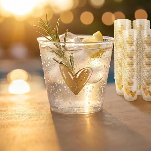 LPAMABA 100 Pcs Verres à Shot Réutilisables 30 ml, Verre Cocktail Incassable, Petit Verrine Apéritif Réutilisable, Tasse Transparente Empilable, pour...
