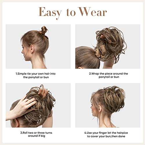 Umani Chignon Capelli Sintetico elastico panino