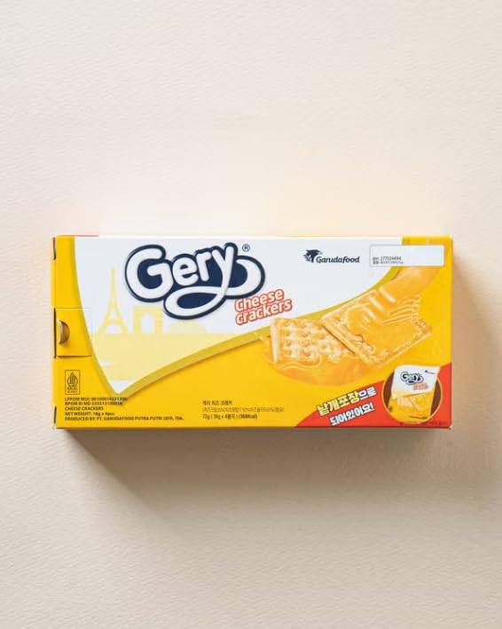 Galletas Cheese Crackers 72g con relleno cremoso de queso miniatura 8