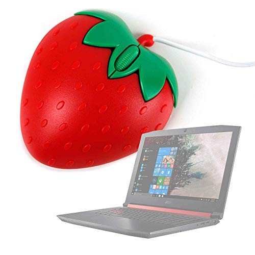DURAGADGET Ratón Forma De Fresa Portátil Acer Nitro
