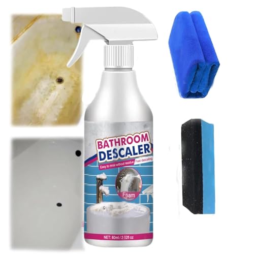 Detergente per macchie ostinate, disincrostante multiuso per bagno, detergente in schiuma per macchie ostinate, potente detergente per macchie ostinate, detergente multiuso per porte doccia in vetro